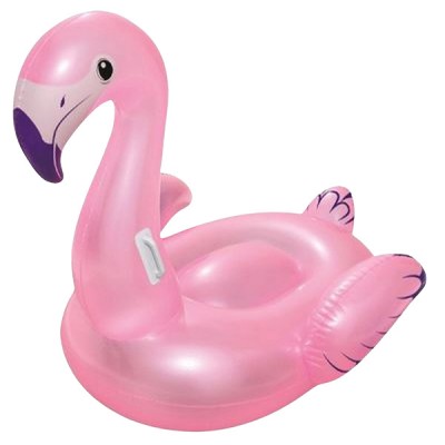 Φουσκωτό Flamingo Ride On Θαλάσσης με Χειρολαβές Ροζ 127εκ. Bestway
