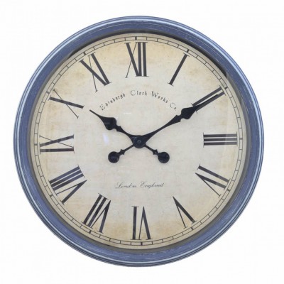 Ρολόι Τοίχου Γίγας Vintage 50cm με Λατινικούς Αριθμούς