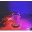 Πλαστικό Επαναφορτιζόμενο Φωτιστικό Πολύχρωμο Crystal Table Lamp με Αισθητήρα Αφής και Τηλεχειριστήριο