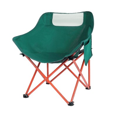 Φορητή Αναδιπλούμενη Καρέκλα-Πολυθρόνα 70x45x45cm με Τσέπη/Θήκη