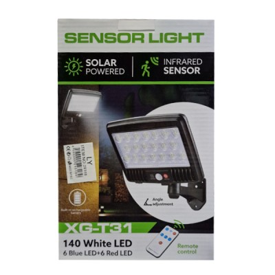 XG-T31 Ηλιακός Προβολέας LED RGB με Αισθητήρα Κίνησης και Τηλεχειριστήριο
