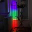 RGB Γωνιακό Επιδαπέδιο Ατμοσφαιρικό Φωτιστικό Αλουμινίου Ράγα LED με Τηλεχειρισμό OEM – Μαύρο