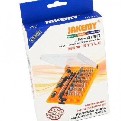 Σετ Κατσαβιδιών Ακριβείας Jakemy JM-8166 με Κασετίνα 61 Τεμαχίων