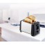Φρυγανιέρα 2 Θέσεων 800W Λευκή Hoomei HM-5928