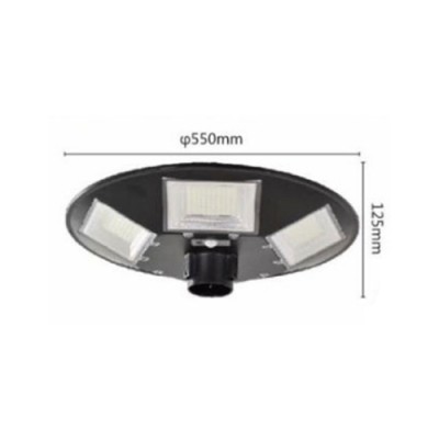 FOYU® LED Αδιάβροχος Ηλιακός Προβολέας Δρόμου 100W με Τηλεχειριστήριο & Χρονοδιακόπτη