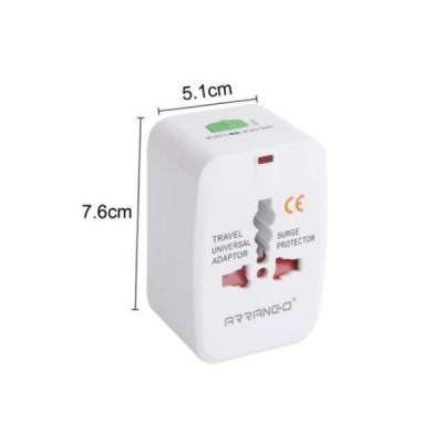Ταξιδιωτικός Αντάπτορας Πρίζας 6A Universal Travel Adaptor ARRANGO