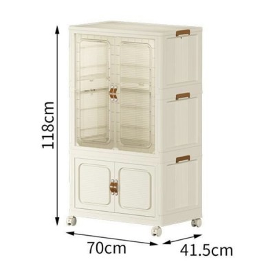 Επαγγελματικό Vanity Storage Station με 1 Eυρύχωρo Nτουλάπι Aποθήκευσης 81x70x41.5cm