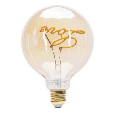 Λάμπα Νήματος E27 4W 220V 250LM 1800K "LOVE" 125x172mm