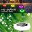 Σετ 2 Τεμαχίων Led Ηλιακά Φωτιστικά με Πάσαλο σε Σχήμα Ufo