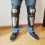 Σετ 4 Τεμαχίων Προστατευτικά για Γόνατα και Αγκώνες με Μεταλλική Ενίσχυση One Size