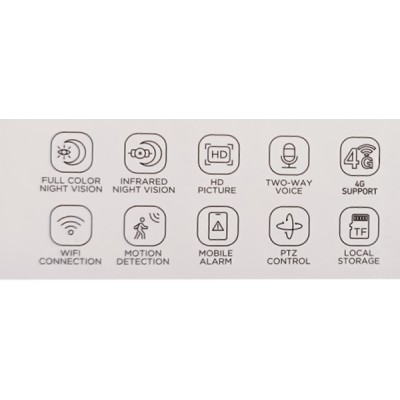 Jortan JT-8181-2XM-4GU  IP Κάμερα Παρακολούθησης Wi-Fi και 4G 1080p Full HD με Αμφίδρομη Επικοινωνία και Φακό 3.6mm