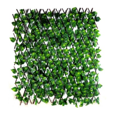 160x120cm Τεχνητός Φράχτης με Πράσινο  Φύλλωμα
