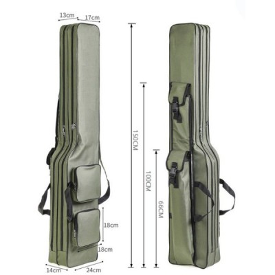 Θήκη Mεταφοράς για Καλάμι Ψαρέματος 150 cm, Χακί