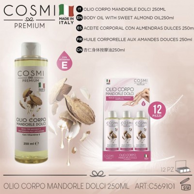 Cosmi Λάδι Σώματος με Αμυγδαλέλαιο 250ml