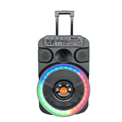 Ηχείο Bluetooth Καραόκε Επαναφορτιζόμενο 12” Wireless 30W CMiK MK-107