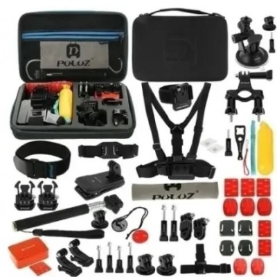 Puluz Σετ Αξεσουάρ 53 in 1 για Action Cameras GoPro