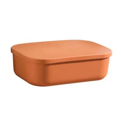 Flat Πλαστικό Κουτί Αποθήκευσης με Καπάκι 5.50x39.5x26.5cm