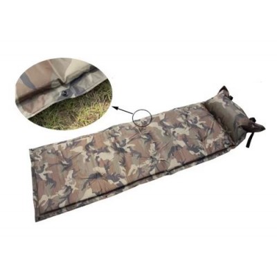 Φουσκωτό Στρώμα Camouflage με Μαξιλάρι 180x60x2.5cm
