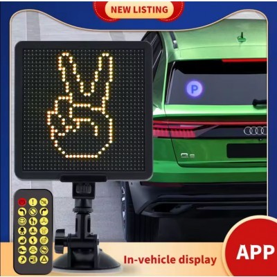 Οθόνη LED Smart Screen για το Πίσω Τζάμι με App – Photo & Κείμενα DIY