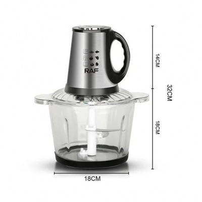 Ηλεκτρικός Πολυκόφτης Μπλέντερ Multi Blender 800W με Χωρητικότητα 3L R.7022 RAF