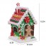 Χριστουγεννιάτικο Διακοσμητικό Gingerbread House  Πήλινο με Φως και Μουσική - Πράσινο Σκούρο (15x9x8.5cm)