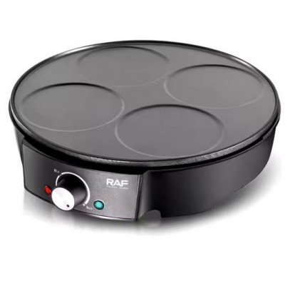 Συσκευή για Pancakes 1200W με 4 Θέσεις & Αντικολλητικές Πλάκες Raf R.2508