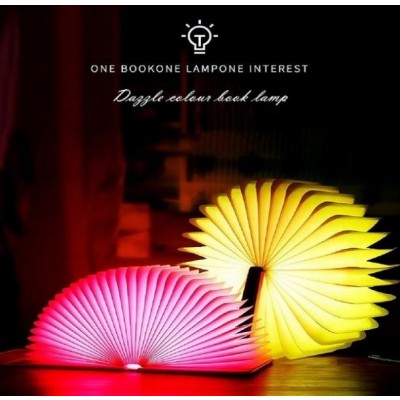 Διακοσμητικό Φωτιστικό Βιβλίο LED RGB με Τηλεχειριστήριο