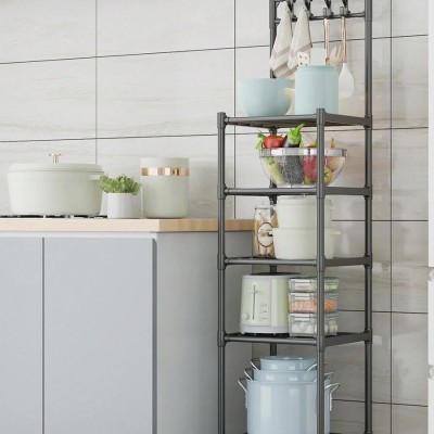 Μεταλική Ραφιέρα Αποθήκευσης 144x42x34cm Πολλαπλών Χρήσεων