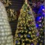 Αυτοφωτιζόμενο Χριστουγεννιάτικο Δέντρο 120εκ Οπτικής Ίνας Κίτρινου Φωτισμού με Λουλούδια