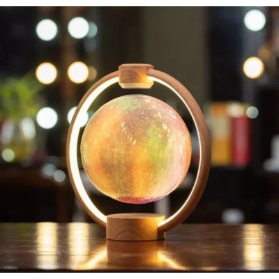 Μαγνητικό Φωτιστικό με Αιωρούμενο Φεγγάρι & Bluetooth 20cm