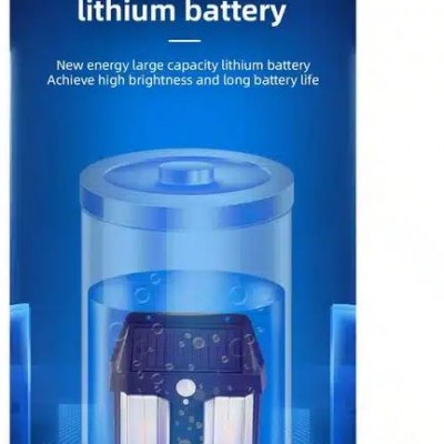 LED Ηλιακό Επαναφορτιζόμενο Επιτοίχιο Φωτιστικό 10W με Αισθητήρα Κίνησης & Ψυχρό Λευκό Φωτισμό