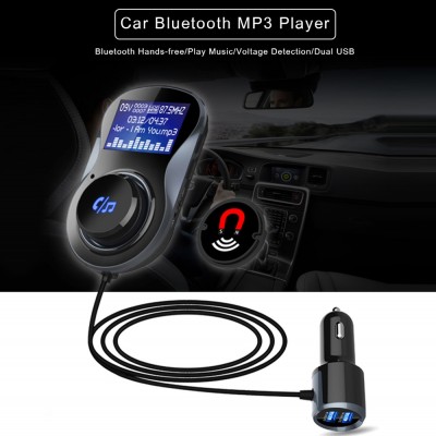Ασύρματο Bluetooth Handsfree MP3 Player Αυτοκινήτου με Φορτιστή USB & Οθόνη LCD