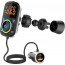 Ταχυφορτιστής Αυτοκινήτου LCD Bluetooth 5.0 FM Mp3 Player Handsfree Car Kit