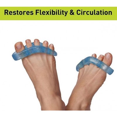 2 x Ορθοπεδικά Διαχωριστικά Gel Μασάζ Δακτύλων Flex-Feet