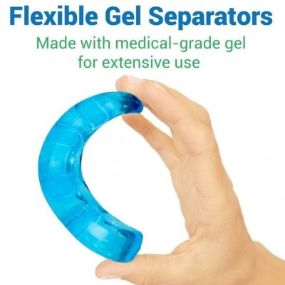 2 x Ορθοπεδικά Διαχωριστικά Gel Μασάζ Δακτύλων Flex-Feet