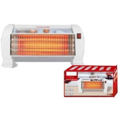 Ηλεκτρική Σόμπα Χαλαζία 1200W με 2 Επίπεδα Ισχύος και 3 Θερμαντικά Στοιχεία - Hoomei