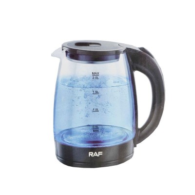 Ηλεκτρικός Διάφανος Βραστήρας με LED - R.7201B  Electric Kettle 2.lt