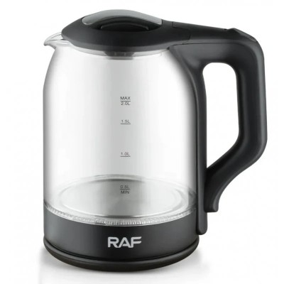 Ηλεκτρικός Διάφανος Βραστήρας με LED - R.7839  Electric Kettle 2.lt