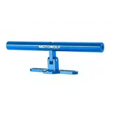 Πολυχρηστική Μπάρα Αλουμινίου Crossbar Βάση Motowolf 24cm
