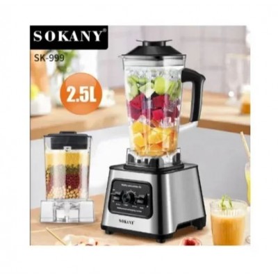 Μπλέντερ Πολλαπλών Χρήσεων Sokany – 6000W, 2.5 Λίτρα