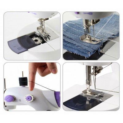 Mini Ραπτομηχανή  Φορητή SM-201A – Mini Sewing Machine