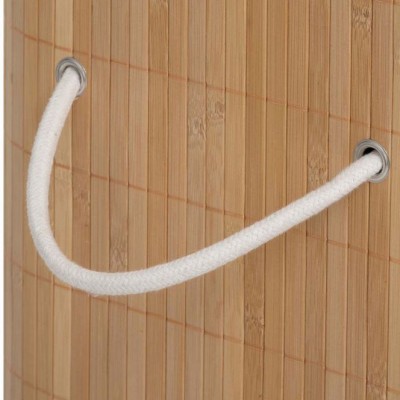 Καλάθι Απλύτων 2 Θέσεων 100L 52x32x63cm Bamboo