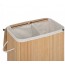 Καλάθι Απλύτων 2 Θέσεων 100L 52x32x63cm Bamboo