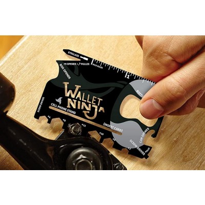 Πολυεργαλείο Πορτοφολιού Ninja 18 σε 1 σε Μέγεθος Πιστωτικής Κάρτας - Ninja Wallet Card Sized Multitool