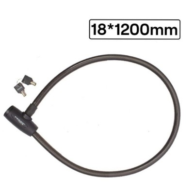 18x1200mm Αντικλεπτική Κουλούρα Μηχανής Ποδηλάτου