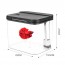 Πλαστικό Ενυδρείο Γραφείου με Φίλτρο & LED Desktop Aquarium 6.5L  25x19.5x21 cm