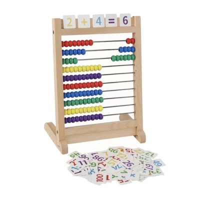 Αριθμητικός Άβακας Montessori Μαθηματικά Πρόσθεσης & Αφαίρεσης 28cm