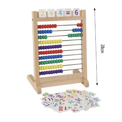 Αριθμητικός Άβακας Montessori Μαθηματικά Πρόσθεσης & Αφαίρεσης 28cm