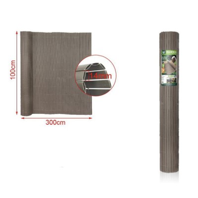100x300cm PVC Καλαμωτή PVC Καφέ