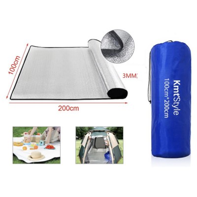 100x200cm Πτυσσόμενο Αδιάβροχο Υπόστρωμα Αλουμινίου με Θήκη Μεταφοράς - Aluminum Film Moisture-Proof PAd